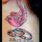 Tattoo Oldschool Vogel und Ringe_Bird and Rings.jpg
